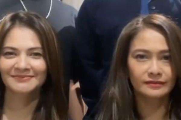 Momen Cut Tari dan Ersa Mayori satu frame joget, mirip seperti kembar Momen Cut Tari dan Ersa Mayori satu frame joget, mirip seperti kembar