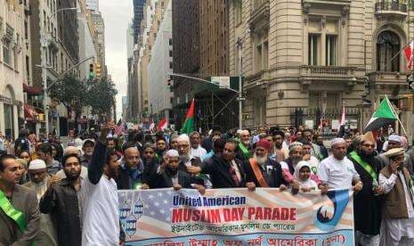 Parade Tahunan Hari Muslim Amerika Digelar di Manhattan