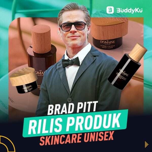 Brad Pitt Rilis Produk Skincare Unisex