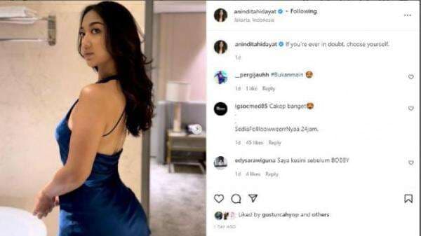 Pose Seksi Dibalut Bikini Biru Minimalis, Anindita Hidayat Disebut Kencang Maksimal Pose Seksi Dibalut Bikini Biru Minimalis, Anindita Hidayat Disebut Kencang Maksimal
