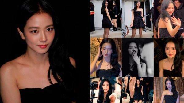Cantiknya Jisoo BLACKPINK dengan Dress Hitam di Paris Fashion Week Cantiknya Jisoo BLACKPINK dengan Dress Hitam di Paris Fashion Week