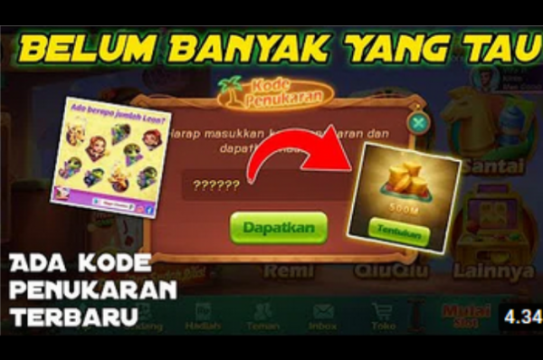 Kode Redeem Higgs Domino 1 Menit yang Lalu, Cek Chip Gratis dari Leon Baru Saja Rilis Nih Bos Redeem Sekarang Kode Redeem Higgs Domino 1 Menit yang Lalu, Cek Chip Gratis dari Leon Baru Saja Rilis Nih Bos Redeem Sekarang