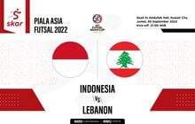 Hasil Piala Asia Futsal 2022: Timnas Futsal Indonesia Menang Besar atas Lebanon
