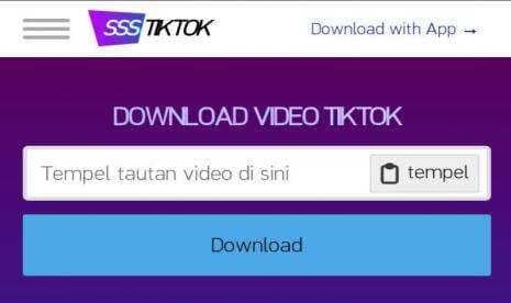 SssTiktok, Download Video TikTok Gratis tanpa Aplikasi, Mudah dan Cepat