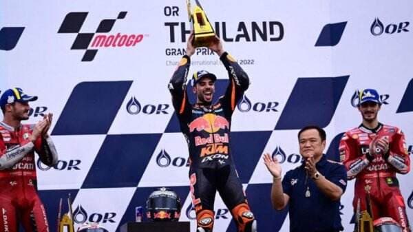 MotoGP Thailand Oliveira Jadi Raja Lintasan Basah