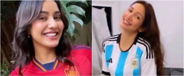 Gaya 5 seleb cantik Bollywood pakai jersey tim Piala Dunia 2022