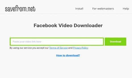 Cara Download Video Facebook di Savefrom, Simpel dan Gratis