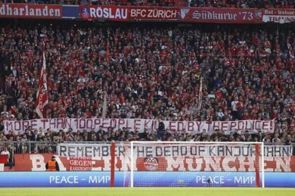 Suporter Bayern Munchen Kenang Tragedi Kanjuruhan: Lebih dari 100 Orang Dibunuh Polisi