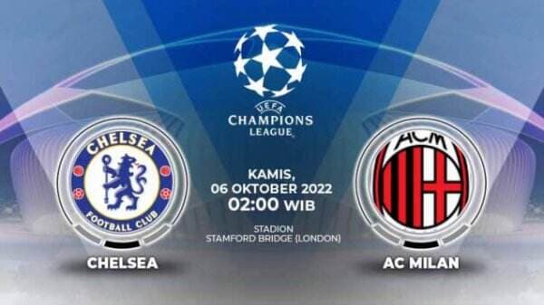 Link Live Streaming Liga Champions: Chelsea vs AC Milan di Vidio