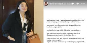Klarifikasi Clara Shinta Pasca Dituduh Jadi Selingkuhan Pejabat Inisial DA, Sebut Tidak Sesuai Fakta Klarifikasi Clara Shinta Pasca Dituduh Jadi Selingkuhan Pejabat Inisial DA, Sebut Tidak Sesuai Fakta