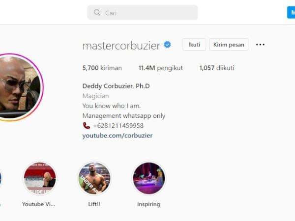 Instagram Deddy Corbuzier Diserbu Netizen, Imbas Sering Nanya Narasumber Perawan atau Tidak? Instagram Deddy Corbuzier Diserbu Netizen, Imbas Sering Nanya Narasumber Perawan atau Tidak?