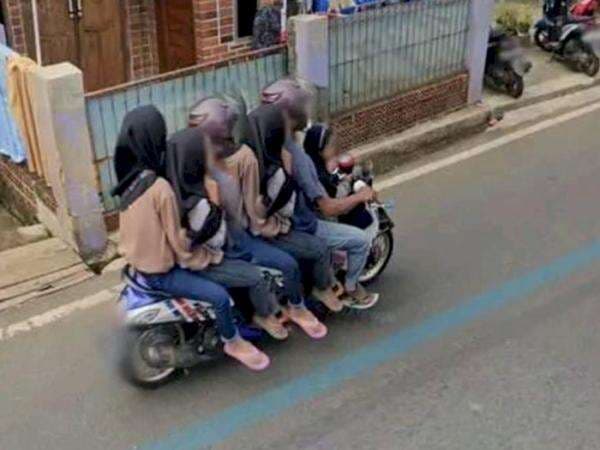 Viral 1 Motor 6 Orang, Bagaimana Aturan yang Benar dan Sanksi Apa yang Menanti? Viral 1 Motor 6 Orang, Bagaimana Aturan yang Benar dan Sanksi Apa yang Menanti?
