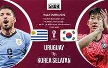 Hasil Uruguay vs Korea Selatan di Piala Dunia 2022: La Celeste dan Taeguk Warriors Berakhir 0-0