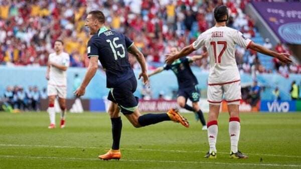 Piala Dunia 2022 Tekuk Tunisia The Socceroos Jaga Asa Menuju 16 Besar