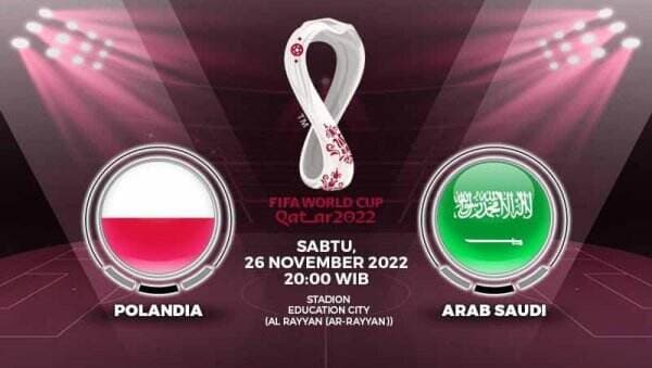 Link Live Streaming Piala Dunia 2022: Polandia vs Arab Saudi