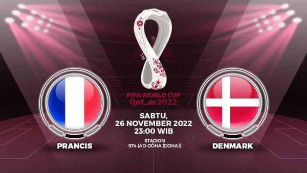 Link Live Streaming Piala Dunia 2022: Prancis vs Denmark Link Live Streaming Piala Dunia 2022: Prancis vs Denmark