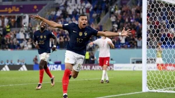 Hasil Piala Dunia: Dua Gol Mbappe Pastikan Prancis Menang Dari Denmark