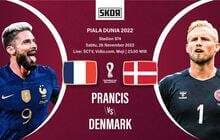 Piala Dunia 2022: 5 Fakta Menarik Prancis vs Denmark, di Antaranya Kutukan Juara Bertahan Terpatahkan