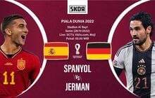Piala Dunia 2022: Head to Head Spanyol vs Jerman