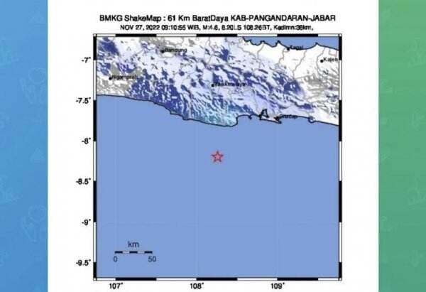 Pangandaran Digoyang Gempa M4 6 Puji Syukur Tak Berpotensi Tsunami