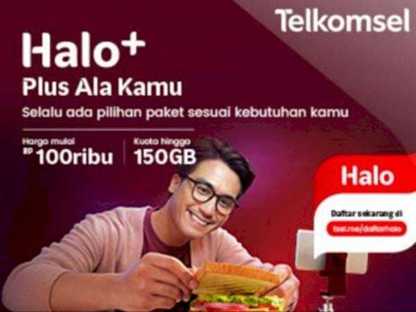 Telkomsel Hadirkan Paket Pascabayar Baru Halo Plus, Kuota 150 GB Mulai Rp100 Ribuan Telkomsel Hadirkan Paket Pascabayar Baru Halo Plus, Kuota 150 GB Mulai Rp100 Ribuan