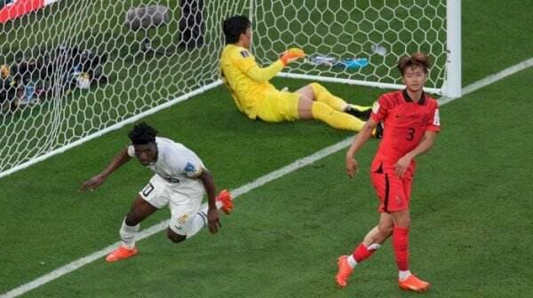 Ghana Kalahkan Korea Selatan 2-0 di Babak Pertama