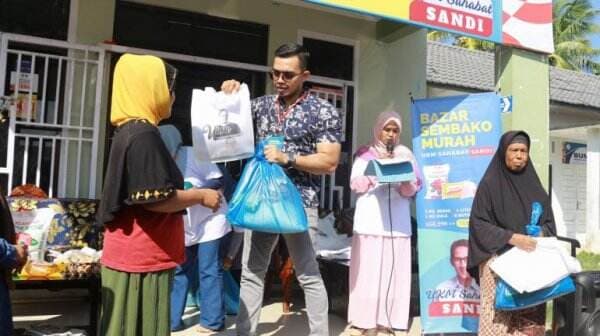 Langkah Nyata Stabilisasi Harga Bahan Pokok UKM Sahabat Sandi Gelar Sembako Murah Di Aceh