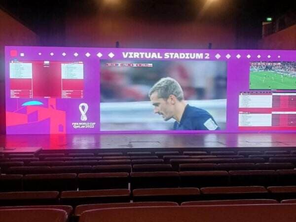Laporan dari Qatar: Menikmati Virtual Stadium Piala Dunia 2022, Nonton Bola Serasa di Bioskop