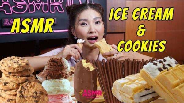 Bikin Ngiler! Intip ASMR Bunda Sarwendah Mukbang Es Krim dan Cookies Coklat! Bikin Ngiler! Intip ASMR Bunda Sarwendah Mukbang Es Krim dan Cookies Coklat!