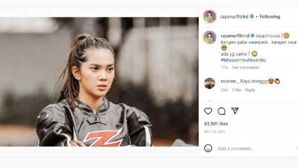 Profil Mama Muda Raya Kitty, Cast `Anak Langit` yang Makin Ganas di Ajang Balap Motor Oneprix Profil Mama Muda Raya Kitty, Cast `Anak Langit` yang Makin Ganas di Ajang Balap Motor Oneprix