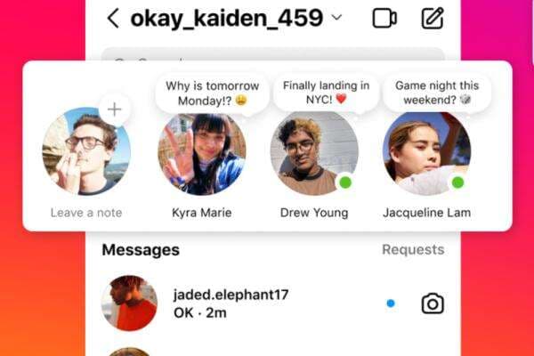 Instagram Luncurkan Fitur “Notes”, Begini Cara Bikinnya Instagram Luncurkan Fitur “Notes”, Begini Cara Bikinnya