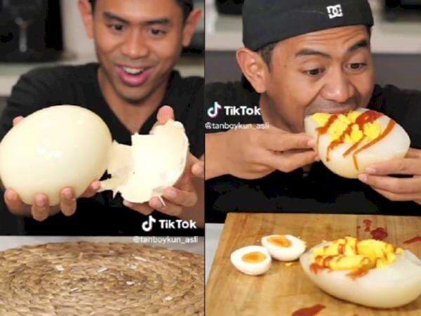 Bukan Main! Tanboy Kun Mukbang Telur Burung Unta, Ukurannya Sebesar Kepala Manusia Bukan Main! Tanboy Kun Mukbang Telur Burung Unta, Ukurannya Sebesar Kepala Manusia