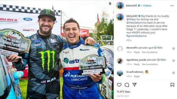 Pebalap Ken Block Tewas Kecelakaan, Rifat Sungkar Kenang Persahabatan di Amerika Pebalap Ken Block Tewas Kecelakaan, Rifat Sungkar Kenang Persahabatan di Amerika