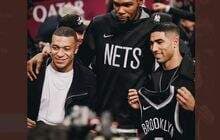 Kylian Mbappe dan Achraf Hakimi Habiskan Jatah Libur Piala Dunia di Ruang Ganti Brooklyn Nets