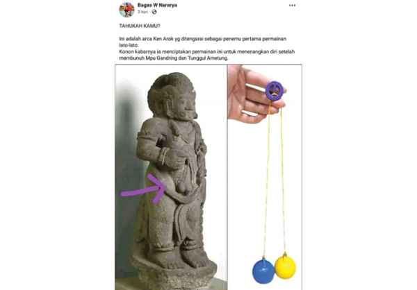 Arca Menampilkan Buah Zakar, Bukan Main Lato-Lato Arca Menampilkan Buah Zakar, Bukan Main Lato-Lato