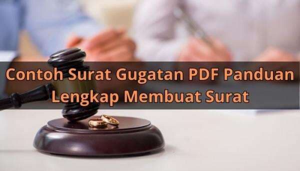 Contoh Surat Gugatan PDF Panduan Lengkap Membuat Surat Contoh Surat Gugatan PDF Panduan Lengkap Membuat Surat