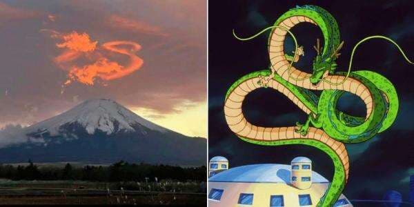 Naga Api Muncul di Atas Gunung Fuji, Warganet Bandingkan dengan Dragon Ball Naga Api Muncul di Atas Gunung Fuji, Warganet Bandingkan dengan Dragon Ball