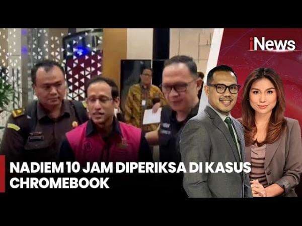 10 Jam Diperiksa Kejagung Sebagai Tersangka Korupsi Chromebook, Nadiem Makarim: Kebenaran akan Terbuka 10 Jam Diperiksa Kejagung Sebagai Tersangka Korupsi Chromebook, Nadiem Makarim: Kebenaran akan Terbuka