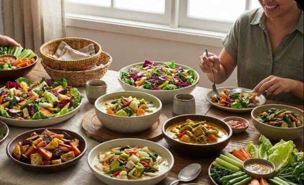Piramida Gizi Terbalik Jadi Tren Baru, Pola Makan Sehat Lebih Banyak Sayur Piramida Gizi Terbalik Jadi Tren Baru, Pola Makan Sehat Lebih Banyak Sayur