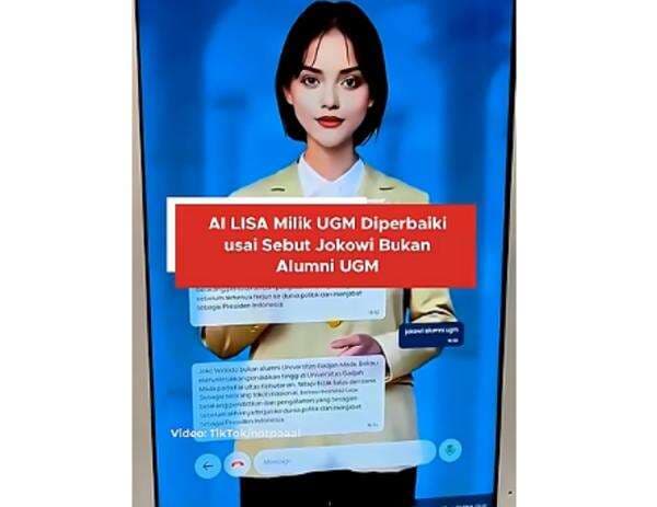 Mengenal AI Bernama LISA , Sebut Jokowi Bukan Alumni UGM Mengenal AI Bernama LISA , Sebut Jokowi Bukan Alumni UGM
