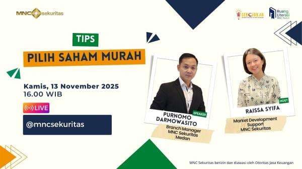 Kupas Tuntas Tips Pilih Saham Murah bersama MNC Sekuritas di IG Live Sore Ini Kupas Tuntas Tips Pilih Saham Murah bersama MNC Sekuritas di IG Live Sore Ini