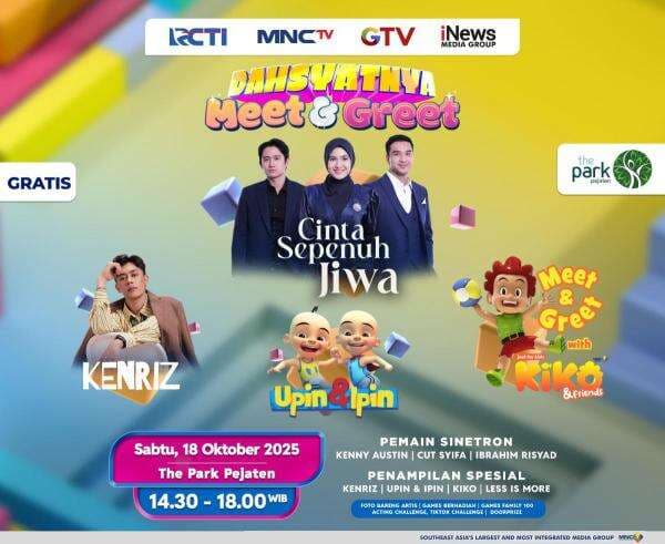 Lala, Julian dan Hasbi Siap Menyapa Warga Pejaten di Dahsyatnya Meet and Greet Cinta Sepenuh Jiwa Lala, Julian dan Hasbi Siap Menyapa Warga Pejaten di Dahsyatnya Meet and Greet Cinta Sepenuh Jiwa