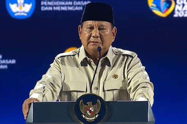 Pidato di Puncak Hari Guru, Prabowo Sampaikan Duka bagi Korban Bencana di Sumatera Pidato di Puncak Hari Guru, Prabowo Sampaikan Duka bagi Korban Bencana di Sumatera