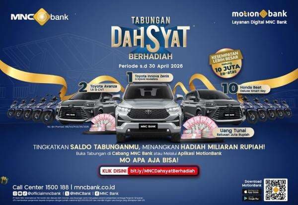 Nabung di MNC Bank Makin Praktis dan Untung! Nikmati Kemudahan di MotionBank Nabung di MNC Bank Makin Praktis dan Untung! Nikmati Kemudahan di MotionBank