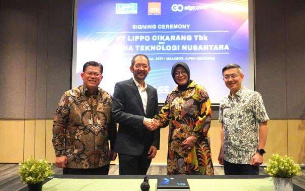 Mendukung Ekonomi Digital Indonesia, PT Lippo Cikarang Tbk Jalin Kerjasama dengan EdgeConnex Mendukung Ekonomi Digital Indonesia, PT Lippo Cikarang Tbk Jalin Kerjasama dengan EdgeConnex