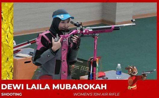 Emas ke-22 Indonesia di SEA Games 2025 dari Dewi Laila di Nomor 10m Air Rifle Emas ke-22 Indonesia di SEA Games 2025 dari Dewi Laila di Nomor 10m Air Rifle