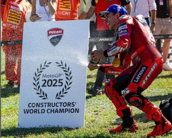 Ducati Pastikan Gelar Juara Konstruktor MotoGP 2025 Ducati Pastikan Gelar Juara Konstruktor MotoGP 2025