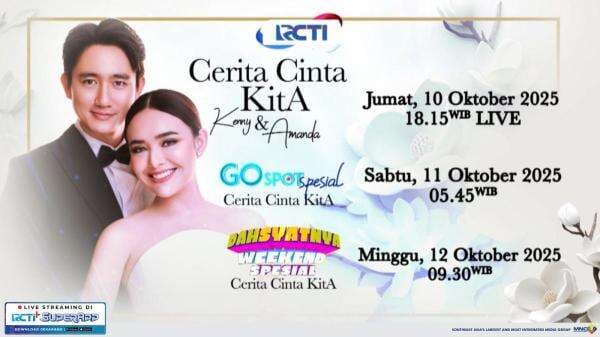 Dari Layar Drama ke Pelaminan Nyata: Cinta Kenny Austin dan Amanda Manopo Disiarkan LIVE di RCTI Dari Layar Drama ke Pelaminan Nyata: Cinta Kenny Austin dan Amanda Manopo Disiarkan LIVE di RCTI