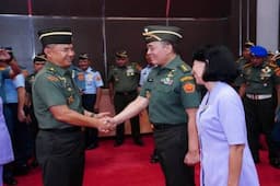 19 Perwira Tinggi TNI Resmi Naik Pangkat, Ada Kabais hingga Sesjen Wantannas