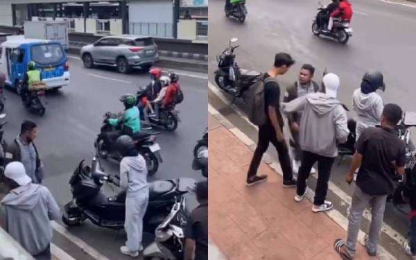 Viral 6 Debt Collector Hentikan Pengendara Motor di Cengkareng, Sempat Marahi Warga Viral 6 Debt Collector Hentikan Pengendara Motor di Cengkareng, Sempat Marahi Warga